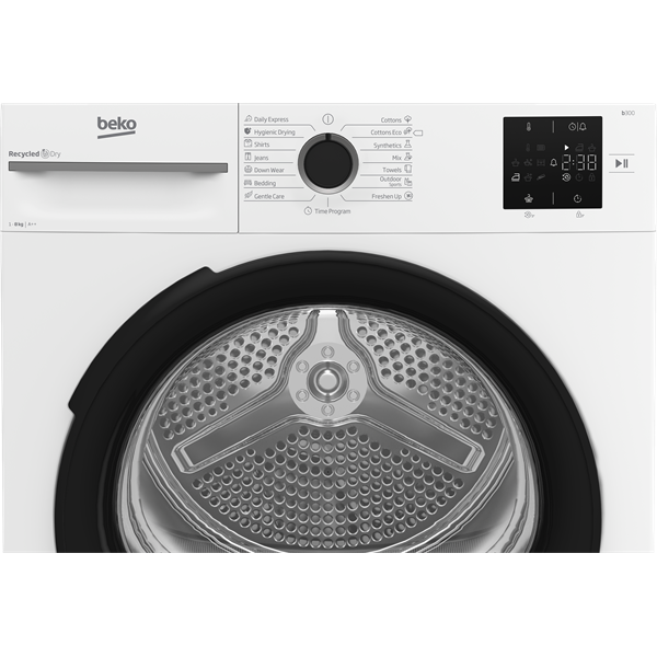 Beko BM3T38230W 8 kg hőszivattyús szárítógép