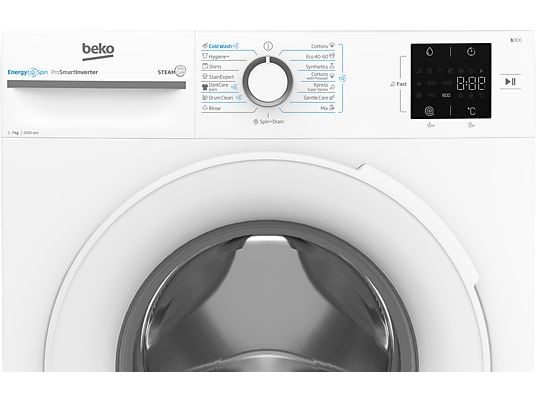 Beko BM3WFSU37013WW fehér,  elöltöltős, max 1000ford, 7kg,  mosógép