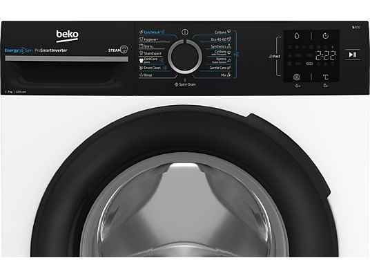 Beko BM3WFSU37213WPBB fehér, elöltöltős, max.1200ford., 7 kg, mosógép