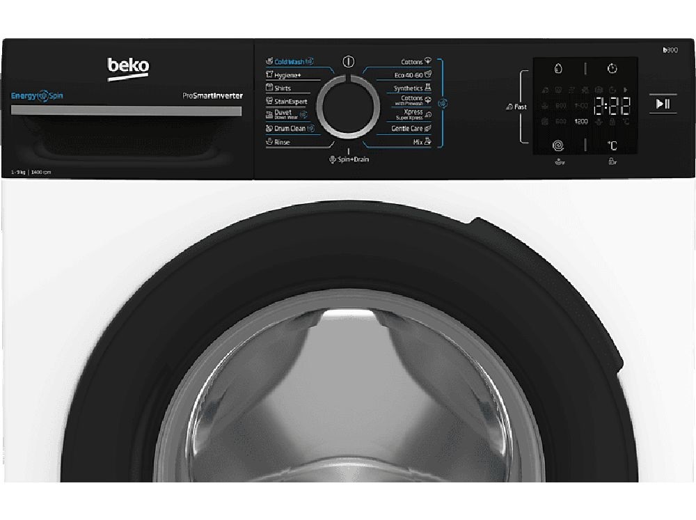 Beko BM3WFSU39413WPBB fehér, elöltöltős, max.1400ford., 9 kg, mosógép
