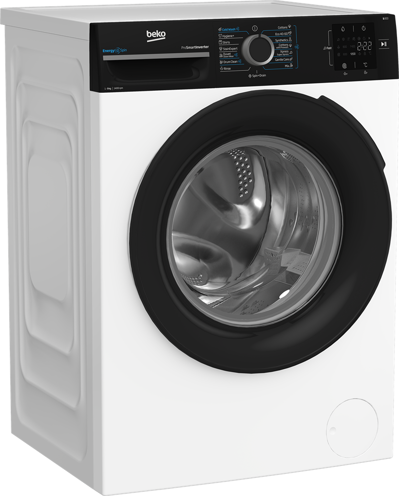 Beko BM3WFSU39413WPBB fehér, elöltöltős, max.1400ford., 9 kg, mosógép