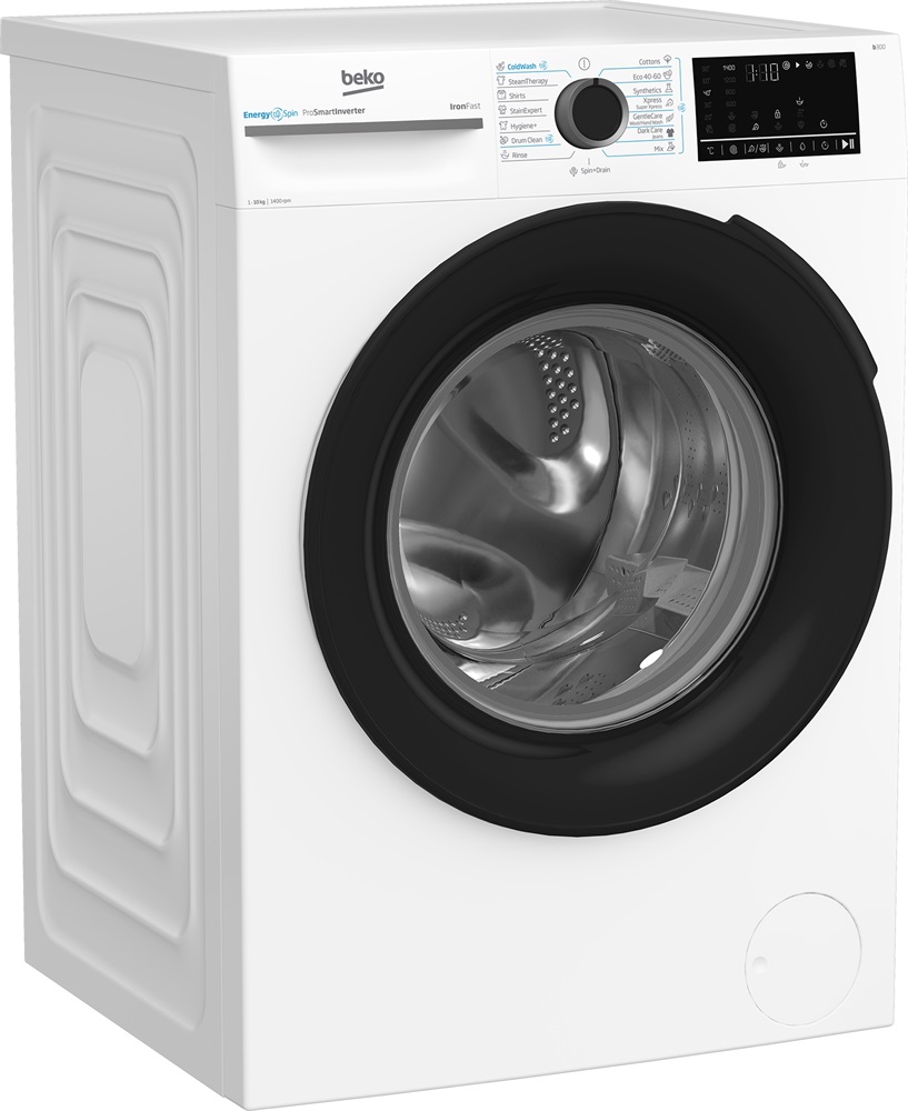 Beko BM3WFU410415WB fehér, elöltöltős, max.1400ford., 10 kg, mosógép