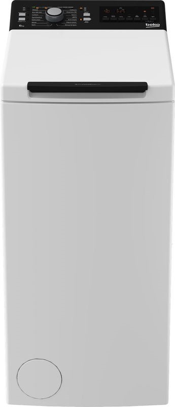 Beko BTL1WFP10622 fehér, felültöltős, max.1200ford., 6 kg, mosógép