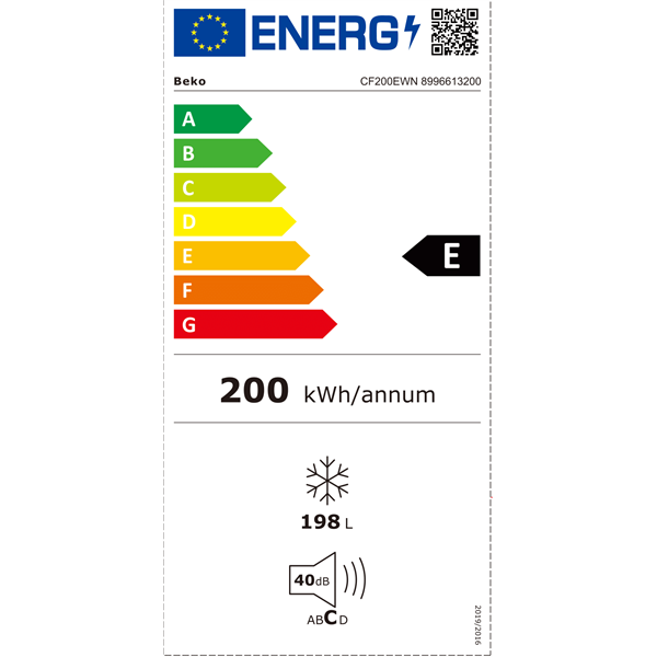 Beko CF200EWN fagyasztóláda