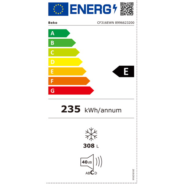 Beko CF316EWN fagyasztóláda