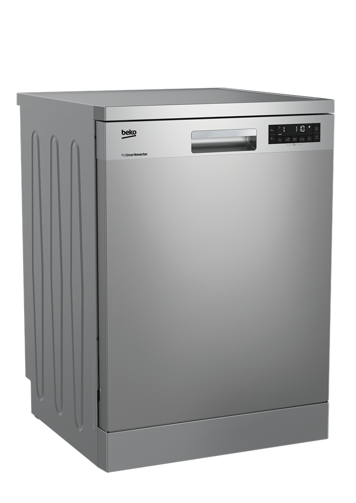 Beko DFN-26420 X inox, programok száma: 6, szabadonálló, 14 terítékes mosogatógép 