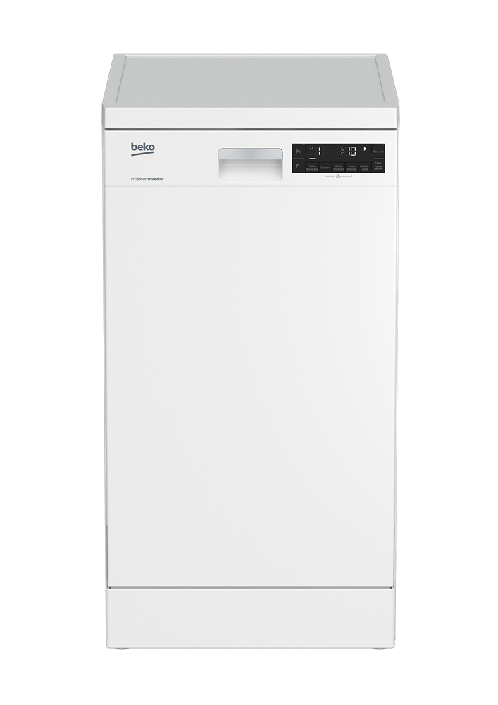 Beko DFS28021W fehér, programok száma: 8, keskeny szabadonálló, 10 terítékes mosogatógép (Újszerű)