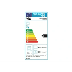 Beko FSM57000GW fehér, szabadonálló, kerámialapos, elektromos, főzőzóna: 4, sütő:55L, grill, tűzhely