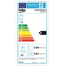Beko FSM67300GWS kerámialapos tűzhely