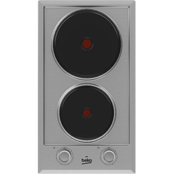 Beko HDCE-32201 X szürke, beépíthető, elektromos üvegkerámia, főzőzóna: 2, beépíthető méret: 27cm, főzőlap