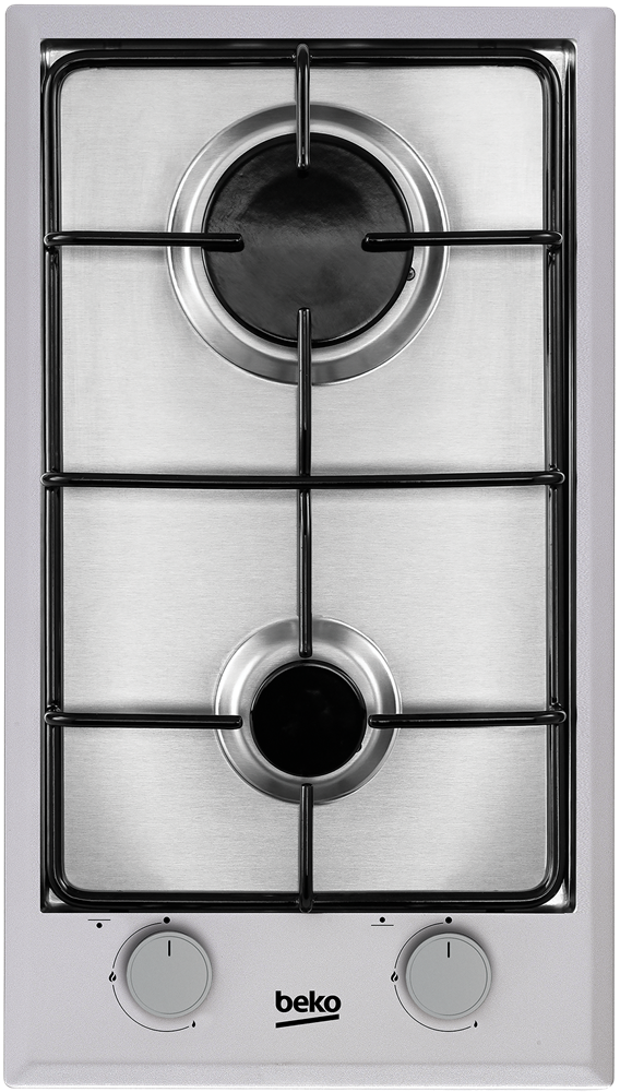 Beko HDCG 32220 SX ezüst,beépíthető, gáz, főzőzóna: 2, beépíthető méret: 27cm, főzőlap