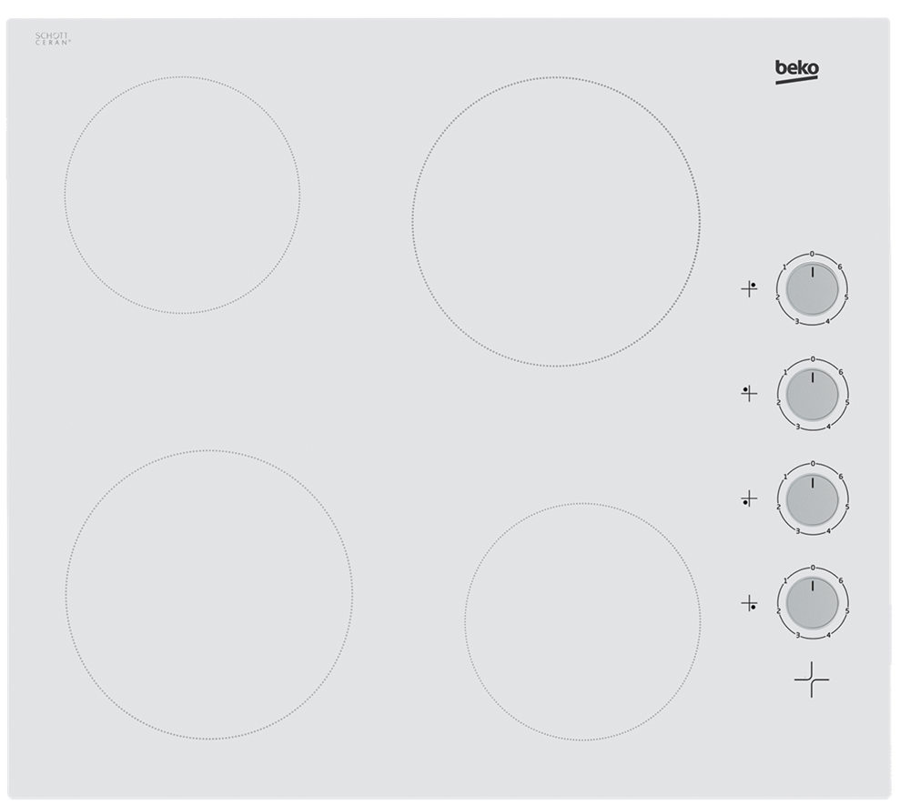 Beko HIC 64100 W beépíthető kerámia főzőlap