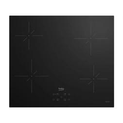 Beko HII64400QT fekete, beépíthető, indukciós, főzőzóna:4, beépíthető méret:56cm, főzőlap