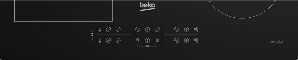 Beko HII 64200 FMT fekete, beépíthető, indukciós, főzőzóna: 4, beépíthető méret: 56cm, főzőlap