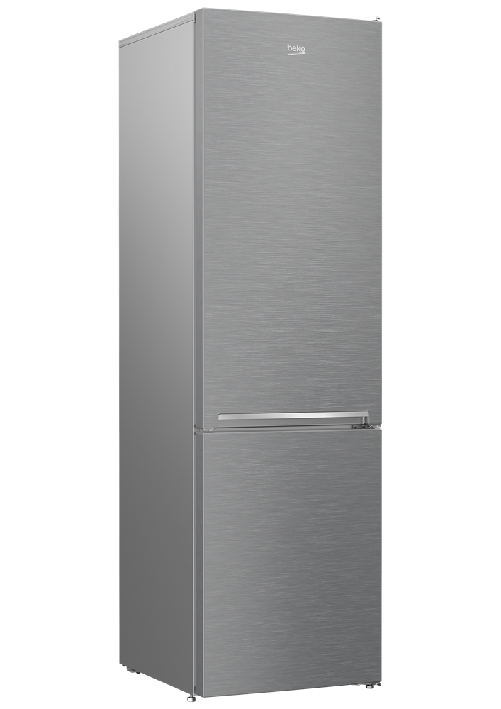 Beko RCNA406I40XBN acélszürke, alulfagyasztós, Hűtő:253L, Fagyasztó:109L, No frost hűtőszekrény