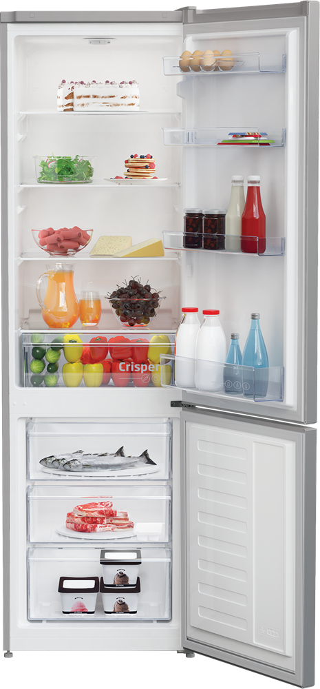 Beko RCSA300K30SN alulfagyasztós hűtőszekrény