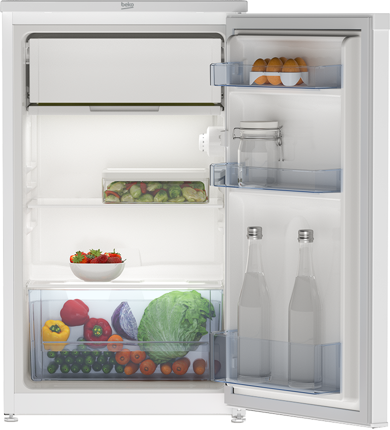 Beko TS190330N fehér, egyajtós, Hűtő:86L, Fagyasztó:11L, hűtőszekrény