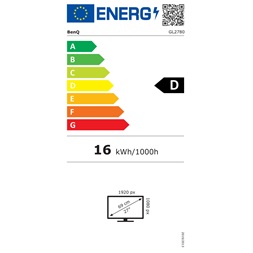 BenQ 27" GL2780 FHD TN VGA/HDMI/DP fekete gamer monitor