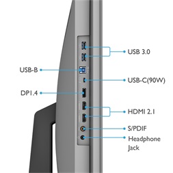 BenQ 48" EX480UZ UHD IPS 120Hz USB-C/HDMI/USB-A/DP monitor