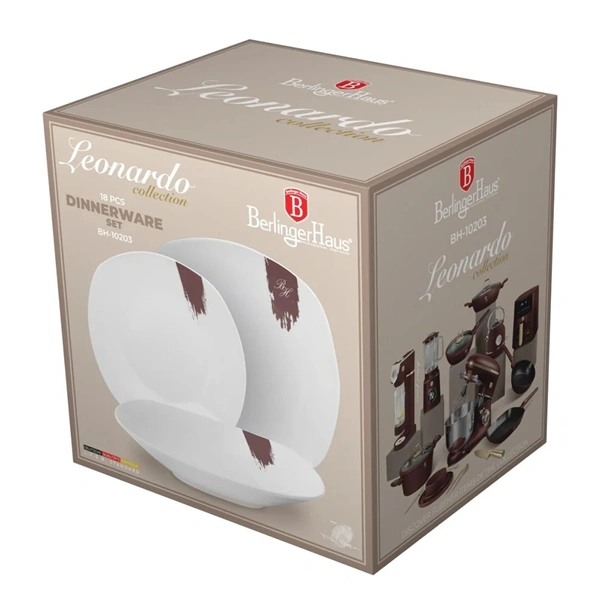 Berlinger Haus BH/10203 18 részes bordó étkészlet
