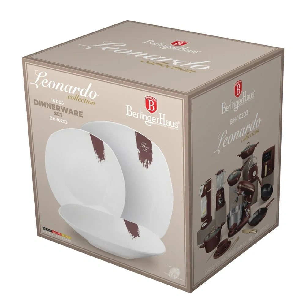 Berlinger Haus BH/10203 18 részes bordó étkészlet