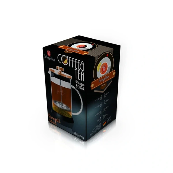 Berlinger Haus BH/1494 600 ml rózsaarany dugattyús kávé- és teafőző