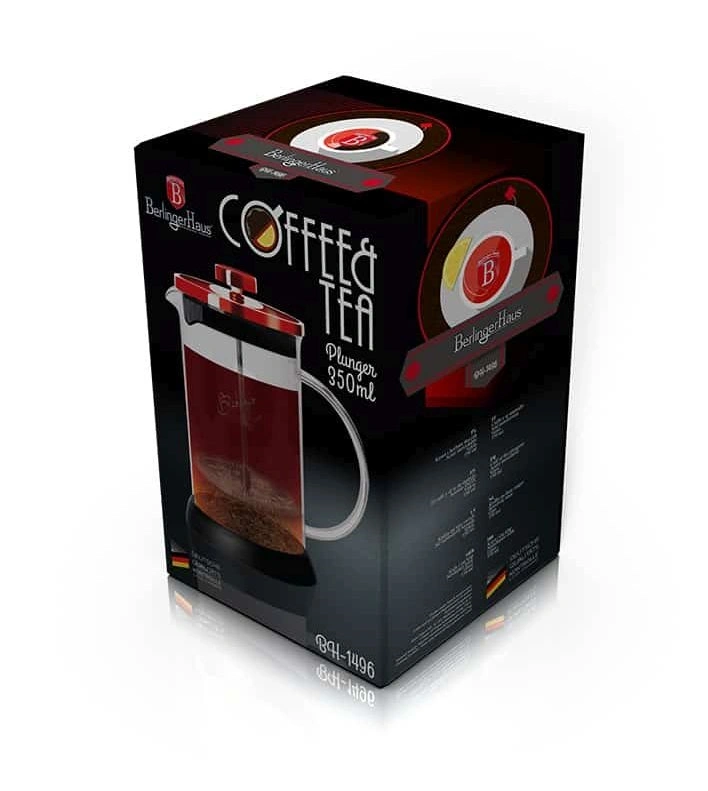 Berlinger Haus BH/1496 burgundy 350 ml kávé- és teafőző