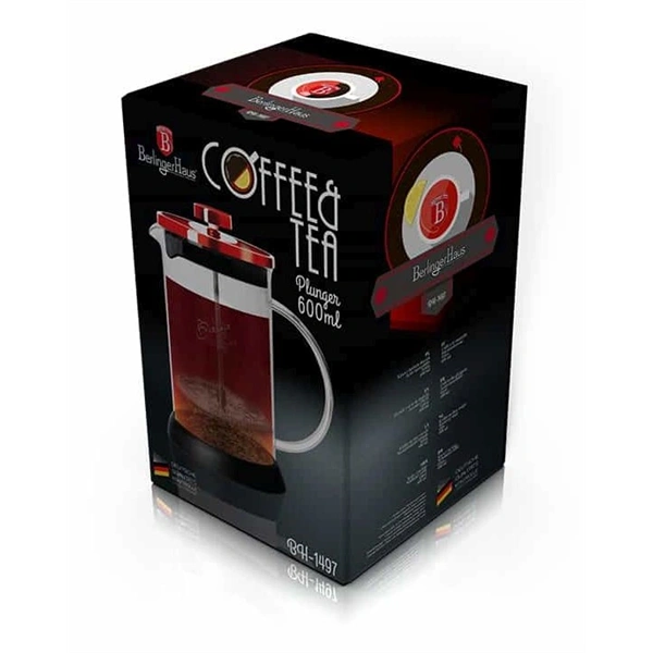 Berlinger Haus BH/1497 burgundy 600 ml kávé- és teafőző