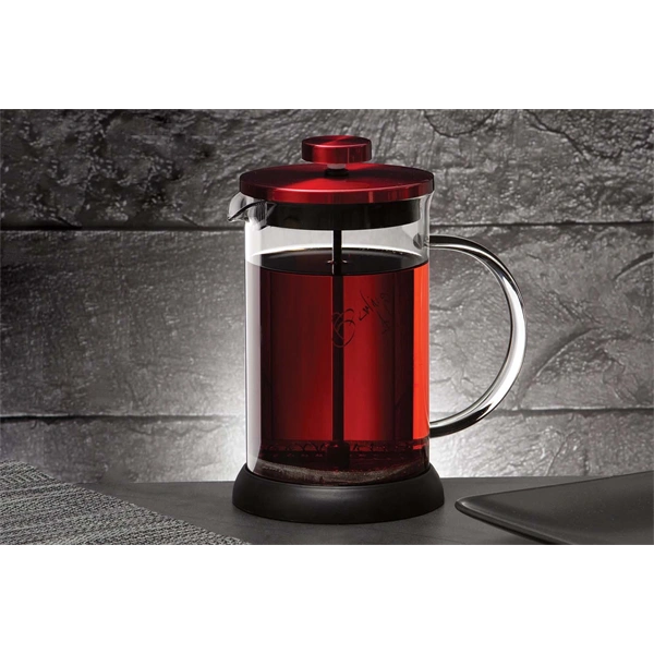 Berlinger Haus BH/1498 800 ml burgundy dugattyús kávé- és teafőző