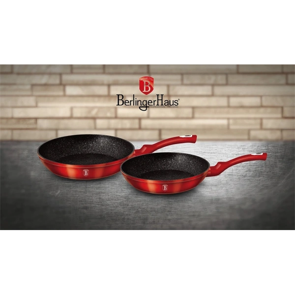 Berlinger Haus BH/1612NF 2 részes burgundy serpenyő szett
