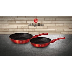 Berlinger Haus BH/1612NF 2 részes burgundy serpenyő szett