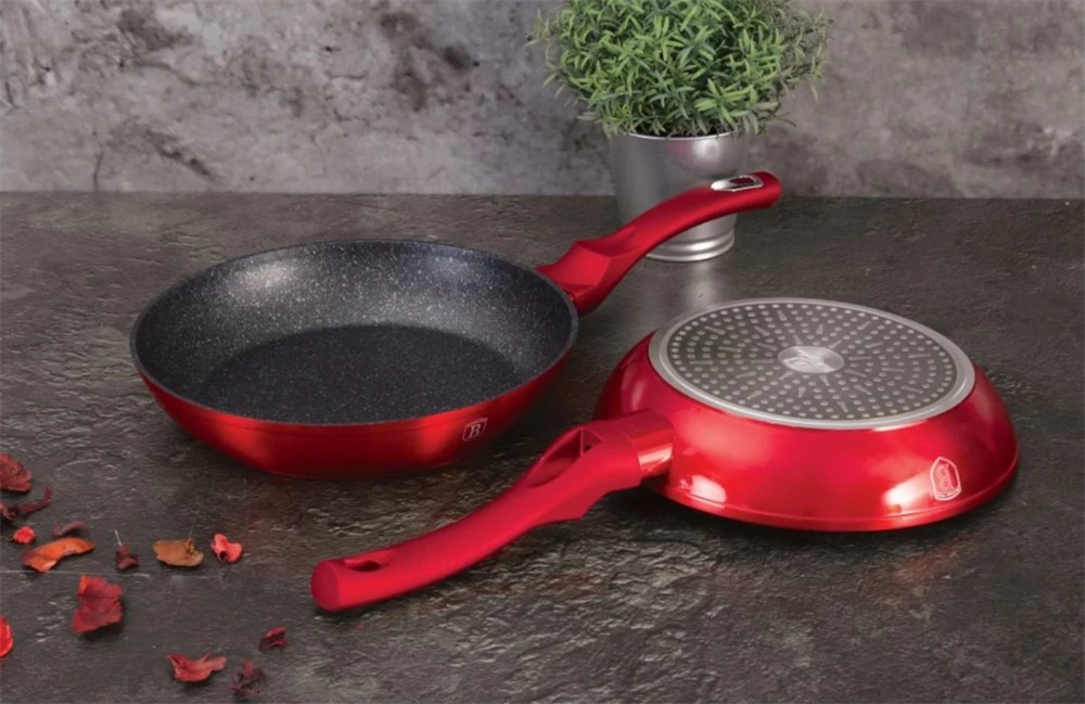 Berlinger Haus BH/1612NF 2 részes burgundy serpenyő szett