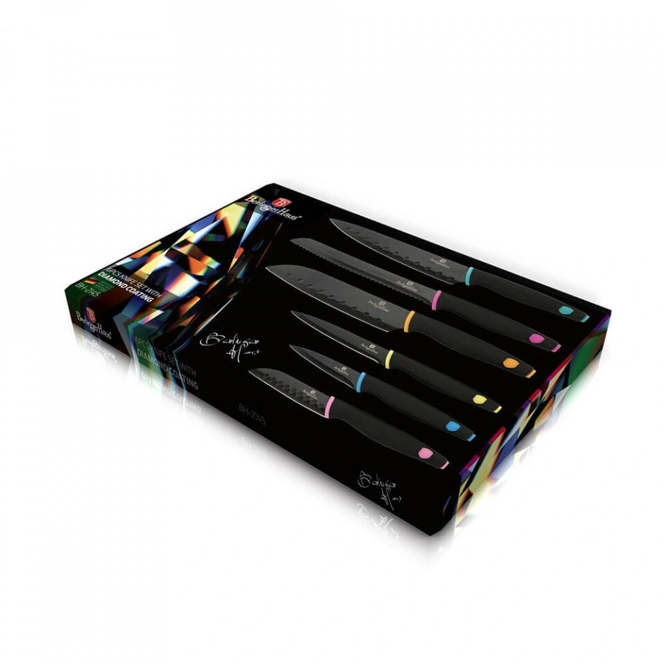 Berlinger Haus BH/2145 fekete 6 részes késkészlet