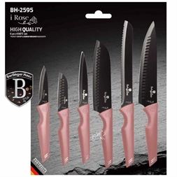 Berlinger Haus BH/2595 rózsaszín 6 részes késkészlet