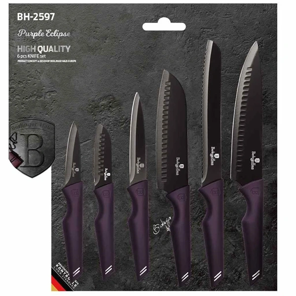 Berlinger Haus BH/2597 lila 6 részes késkészlet