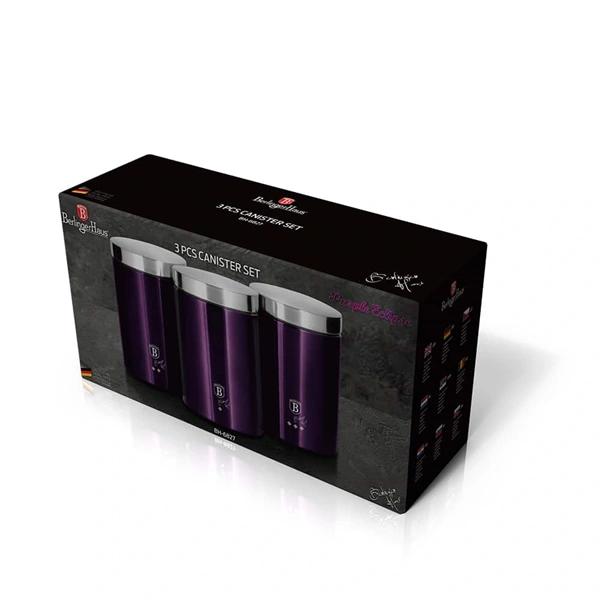 Berlinger Haus BH/6827 lila 3 részes tároló szett