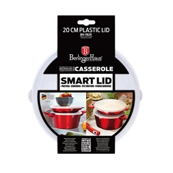 Berlinger Haus BH/7829 Metallic Line Burgundy Edition 20 cm-es lábasra műanyag fedő