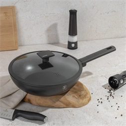 Berlinger Haus BH/8124 Antracit Collection 28 cm wok serpenyő fedővel