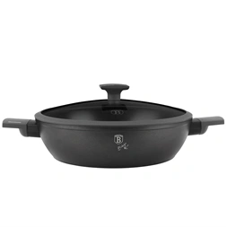 Berlinger Haus BH/8129 4,2L Antracit Collection 30 cm fedővel alacsony lábas