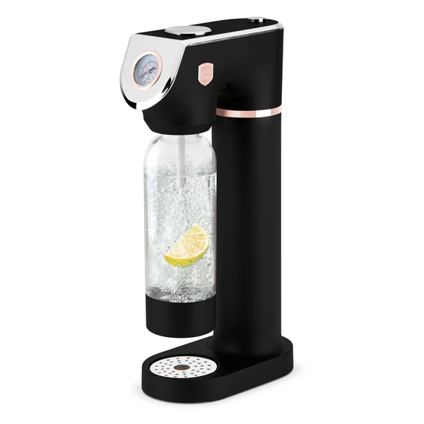 Berlinger Haus BH/8554 fekete- rózsaarany szódagép 2 palackkal 