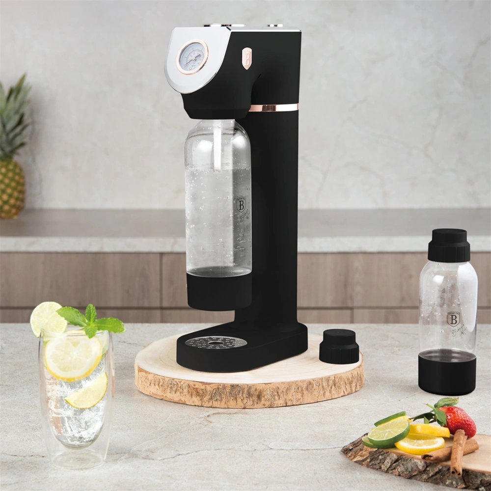 Berlinger Haus BH/8554 fekete- rózsaarany szódagép 2 palackkal 