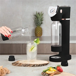 Berlinger Haus BH/8554 fekete- rózsaarany szódagép 2 palackkal 