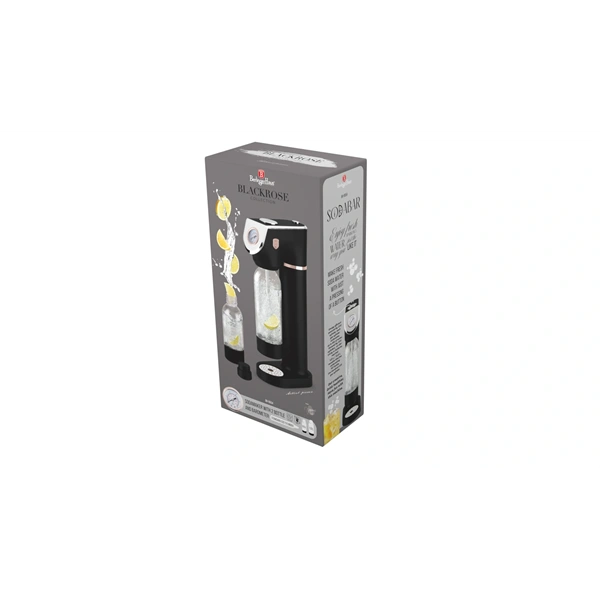 Berlinger Haus BH/8554 fekete- rózsaarany szódagép 2 palackkal 