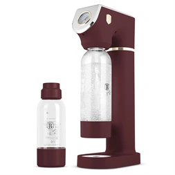 Berlinger Haus BH/8555 matt bordó szódagép 2 palackkal 