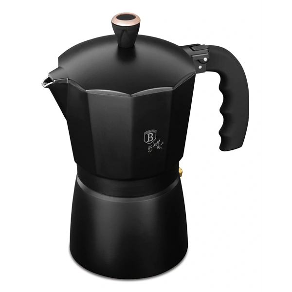 Berlinger Haus BH/8562 fekete- rózsaarany 9 személyes kotyogós kávéfőző