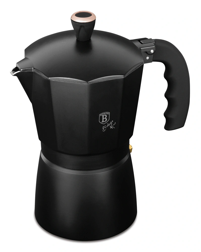 Berlinger Haus BH/8562 fekete- rózsaarany 9 személyes kotyogós kávéfőző