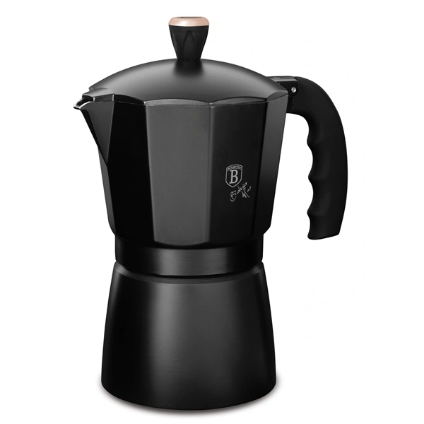 Berlinger Haus BH/8562 fekete- rózsaarany 9 személyes kotyogós kávéfőző