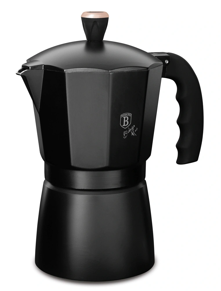 Berlinger Haus BH/8562 fekete- rózsaarany 9 személyes kotyogós kávéfőző
