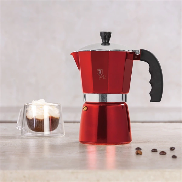 Berlinger Haus BH/8583 burgundy 9 személyes kotyogós kávéfőző