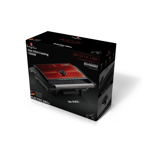 Berlinger Haus BH/9060 burgundi elektromos grill